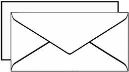 Trauerbriefumschläge mit Trauerrand